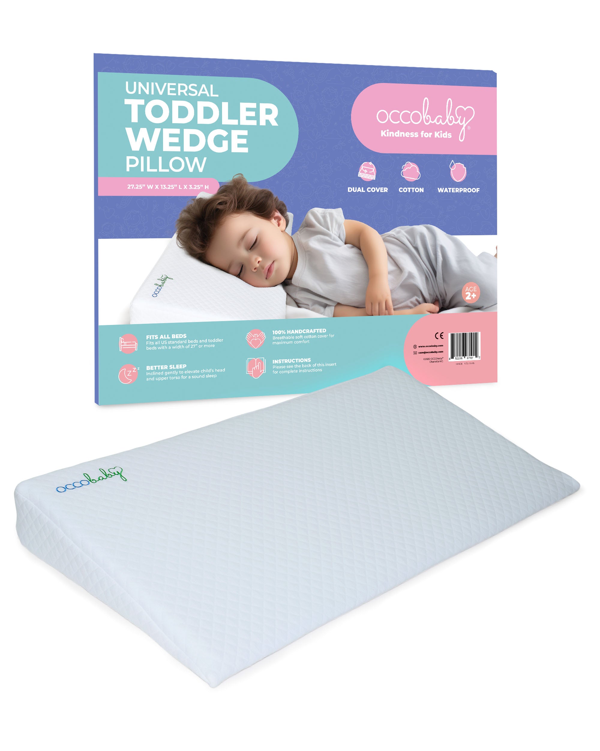 OCCObaby Universal Toddler Wedge Pillow