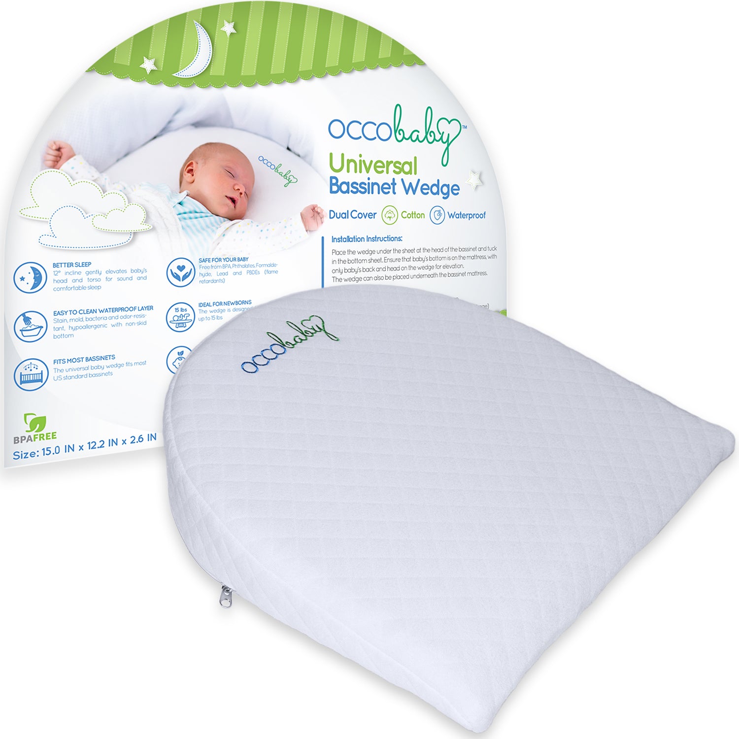 OCCObaby Pregnancy Pillow Wedge