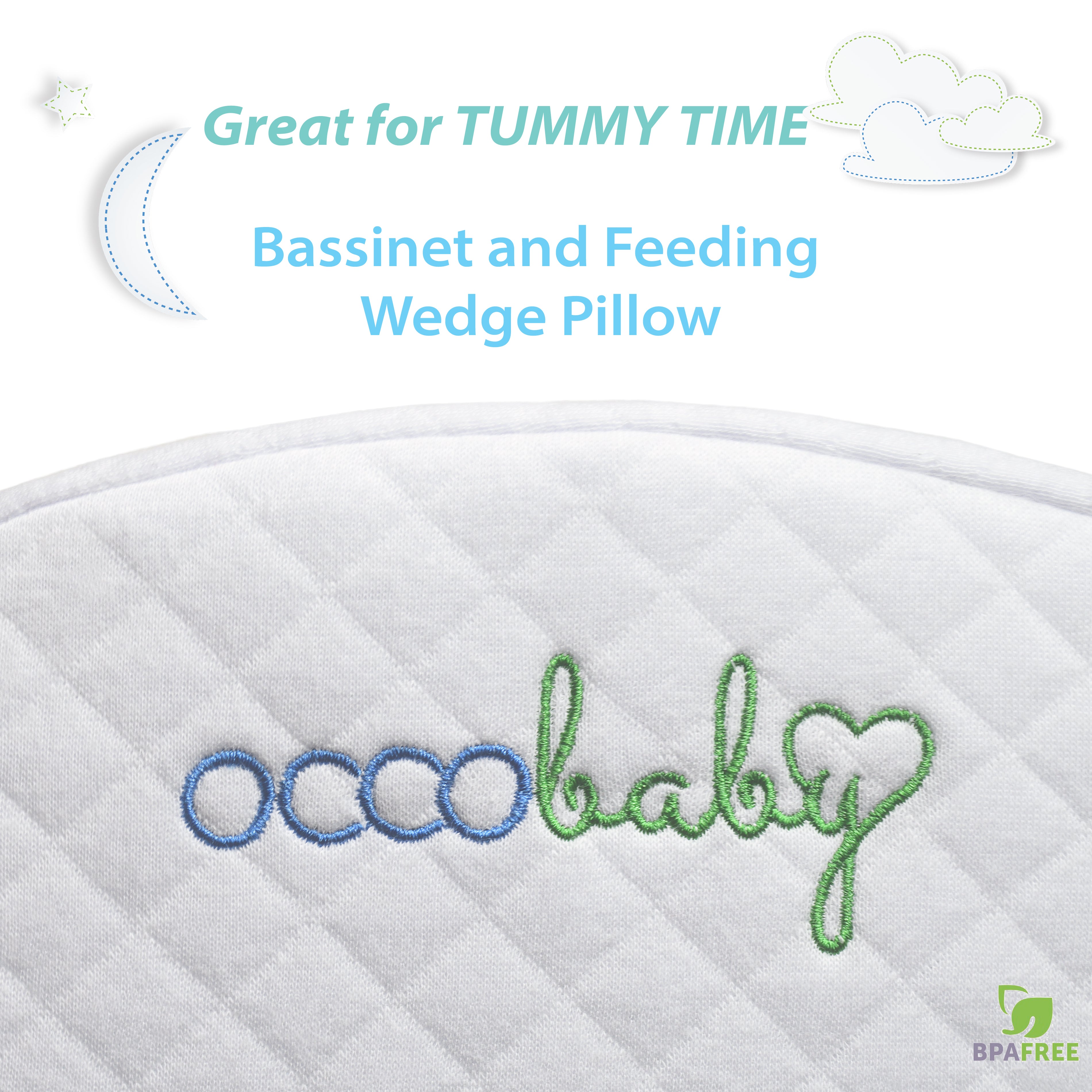 OCCObaby Pregnancy Pillow Wedge, pregnancy pillow