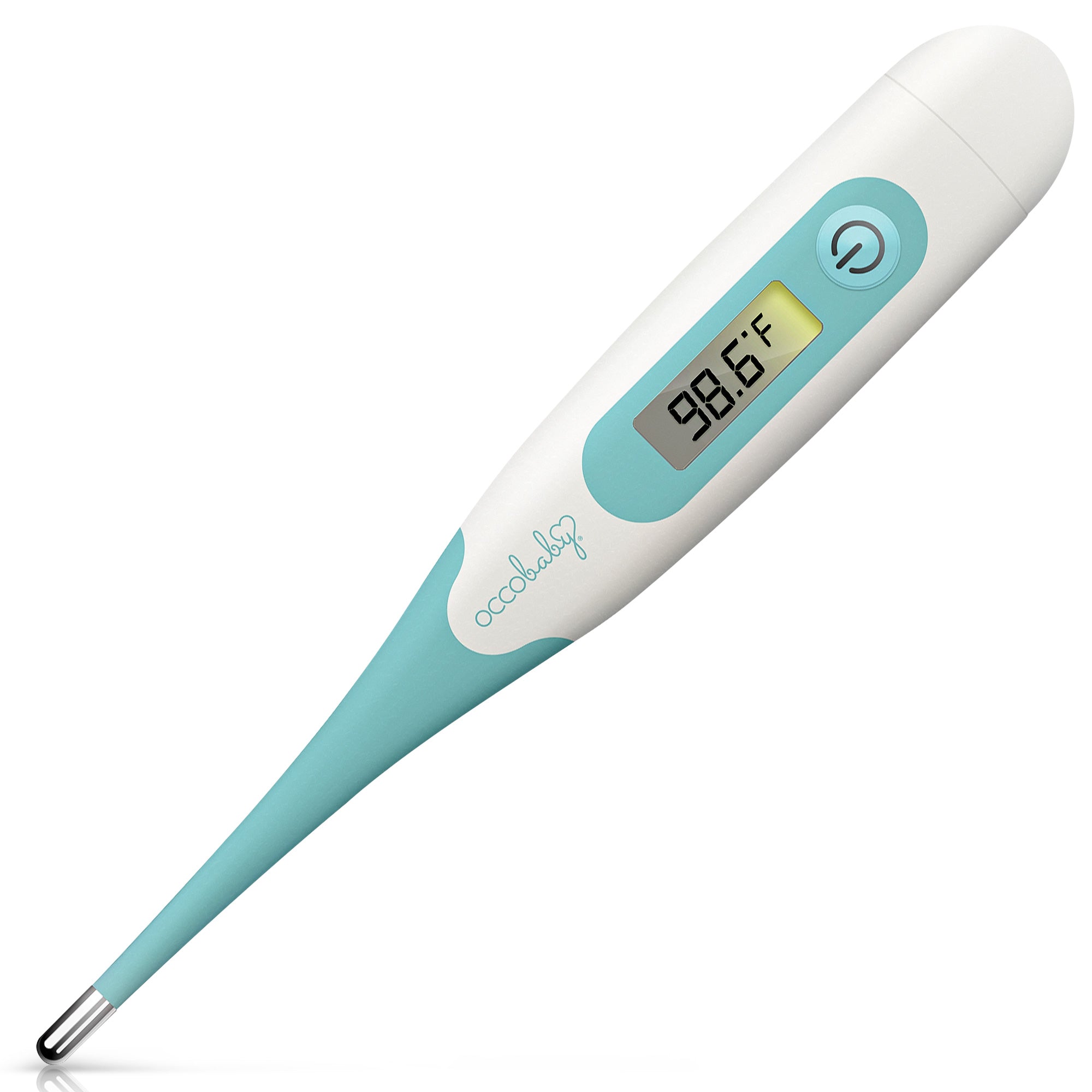 Occobaby Clinical Digital Baby Thermometer - LCD, Flexible Tip, 10 Second Quick Accurate Fever Read Rectal Oral & Underarm Use Waterproof