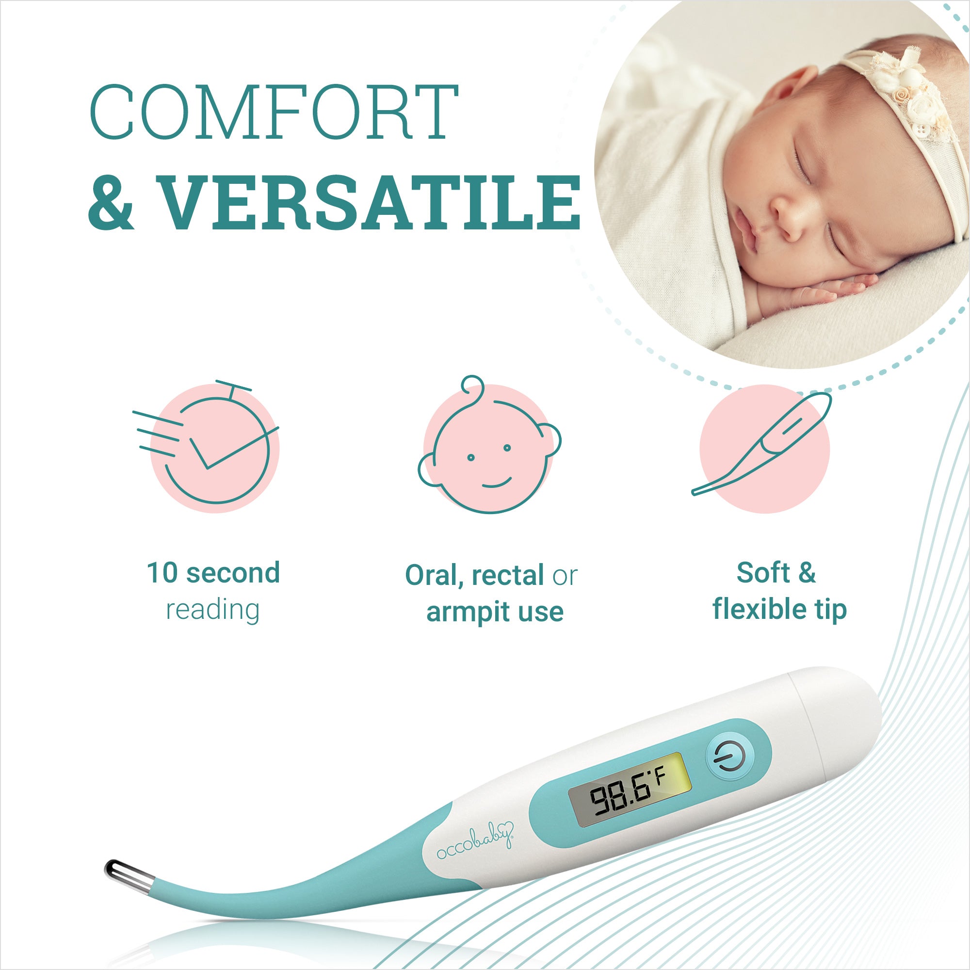 OCCObaby OCCOflex 43 10-Second Digital Baby Thermometer